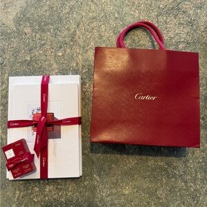 NEW! Cartier bag, catalogs and TWO Eau De Toilettes